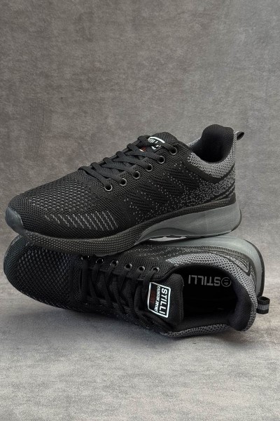 Кроссовки мужские демисезонные, цвет черно-серый, 248RH267