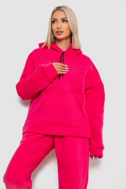 Спортивный костюм женский на флисе, цвет малиновый, 238R5726