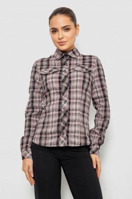 Сорочка жіноча повсякденна, колір темно-пудровий, 230R064