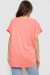 Футболка женская с принтом, цвет коралловый, 244RW532