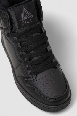 Кроссовки женские зимние на меху, цвет черный, 248RHB470