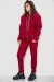 Спортивный костюм женский на флисе, цвет бордовый, 244R1555