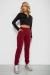 Спортивные штаны женские на флисе, цвет бордовый, 238R58600