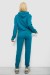 Спортивный костюм женский двухнитка, цвет бирюзовый, 214R1419-007 Спортивный костюм женский двухнитка, цвет бирюзовый, 214R1419-007