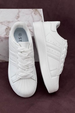 Кроссовки женские демисезонные, цвет белый, 248RBK10