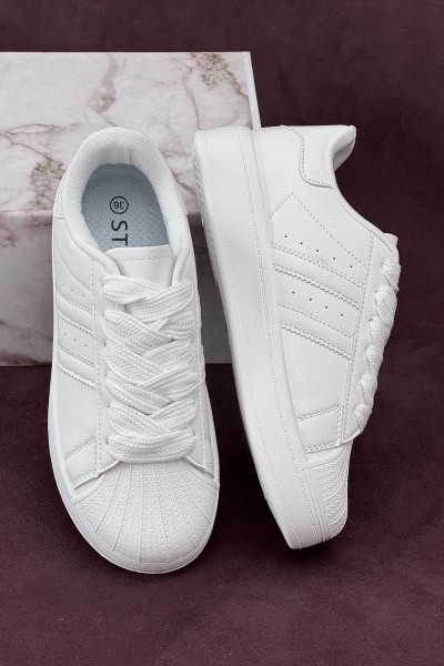 Кроссовки женские демисезонные, цвет белый, 248RBK10