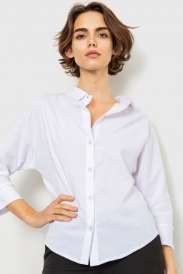 Блуза классическая, цвет белый, 230R100-1