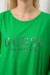 Футболка жіноча з принтом, колір зелений, 244R3019