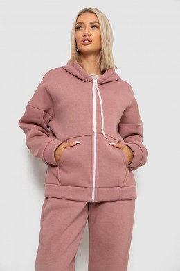Спортивный костюм женский на флисе, цвет пудровый, 238R5715-5