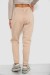 Спортивные штаны женские на флисе, цвет светло-бежевый, 238R57013