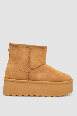 Уггі жіночі на хутрі, колір коричневий, 243RG659