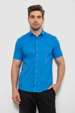 Сорочка чоловіча однотонна, колір блакитний, 214R7005