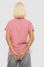 Футболка женская с принтом, цвет пудровый, 244R2316-5