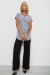 Сорочка-туніка в смужку, колір сірий, 230R665 Сорочка-туніка в смужку, колір сірий, 230R665
