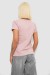 Футболка женская с принтом, цвет пудровый, 244R2232