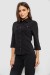 Сорочка жіноча однотонна, колір чорний, 230R068-3