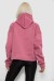 Худи женский с капюшоном на флисе, цвет пудровый, 257R335