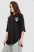 Футболка женская с принтом, цвет черный, 244R2030