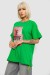 Футболка жіноча з принтом, колір зелений, 244R4011
