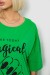 Футболка женская с принтом, цвет зеленый, 244R6005