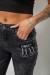 Джинси жіночі однотонні Skinny, колір сірий, 244RRE-6028 Джинси жіночі однотонні Skinny, колір сірий, 244RRE-6028