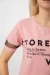Футболка женская с принтом, цвет пудровый, 244R2081
