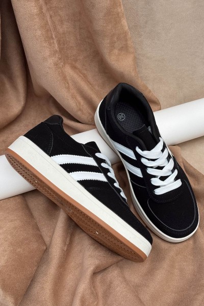 Кроссовки женские, цвет черно-белый, 248RJH600-4