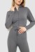 Костюм женский в рубчик, цвет серый, 244R14302