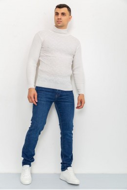 Свитер-гольф мужской, цвет молочный, 161R892