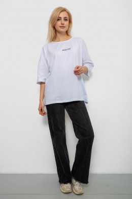 Футболка женская с принтом, цвет белый, 244R2021-5