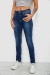 Джинсы женские однотонные Skinny, цвет синий, 244RNL2040 Джинсы женские однотонные Skinny, цвет синий, 244RNL2040