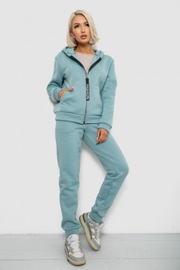 Спортивный костюм женский на флисе, цвет оливковый, 257R86-1