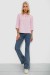 Блуза однотонная, цвет розовый, 230R1121-1 Блуза однотонная, цвет розовый, 230R1121-1