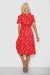Платье софт с принтом, цвет красный, 230R1111 Платье софт с принтом, цвет красный, 230R1111