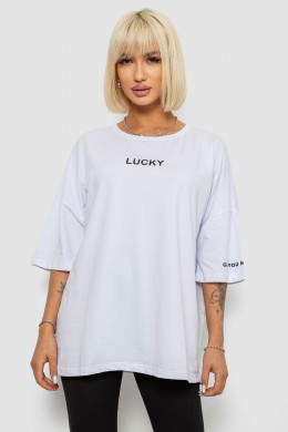 Футболка женская с принтом, цвет белый, 244R2019