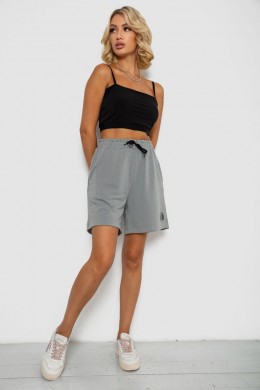 Шорти жіночі з принтом, колір сірий, 238R132