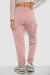 Спортивные штаны женские на флисе, цвет пудровый, 238R57828