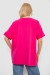 Футболка женская с принтом, цвет розовый, 244R4020