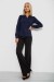 Блуза однотонная, цвет синий, 230R96-11 Блуза однотонная, цвет синий, 230R96-11