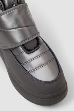 Дутики женские зимние на меху, цвет серый, 248RLM10