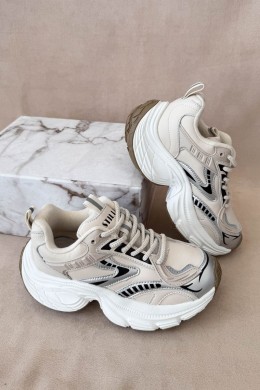 Кроссовки женские демисезонные, цвет бежевый, 248RCX1500