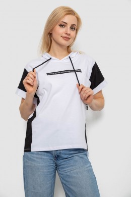 Футболка женская с принтом, цвет белый, 244R2311-5