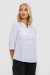 Блуза однотонная, цвет белый, 230R96