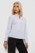 Блуза однотонная, цвет белый, 230R232-1 Блуза однотонная, цвет белый, 230R232-1