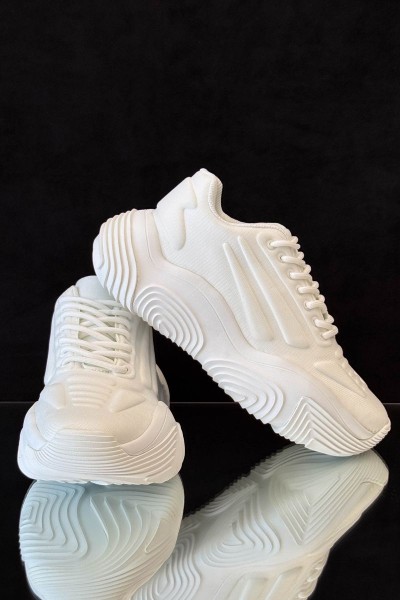 Кроссовки женские текстиль, цвет белый, 248RCX1260