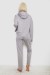 Костюм женский домашний с принтом, цвет серо-розовый, 257R1115