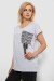 Футболка женская с принтом, цвет серый, 244R2412 Футболка женская с принтом, цвет серый, 244R2412