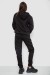 Спортивный костюм женский на флисе, цвет черный, 244R1555
