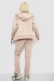 Спортивный костюм женский на флисе, цвет бежевый, 257R86 Спортивный костюм женский на флисе, цвет бежевый, 257R86