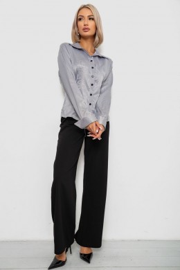 Сорочка класична в смужку, колір біло-чорний, 230R64-1